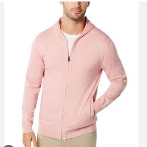 NWT Tasso Elba Full Zip Hooded Sweater